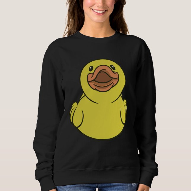 Cute Duck Ducklings Rubber Duck T Shirt (Framsida)