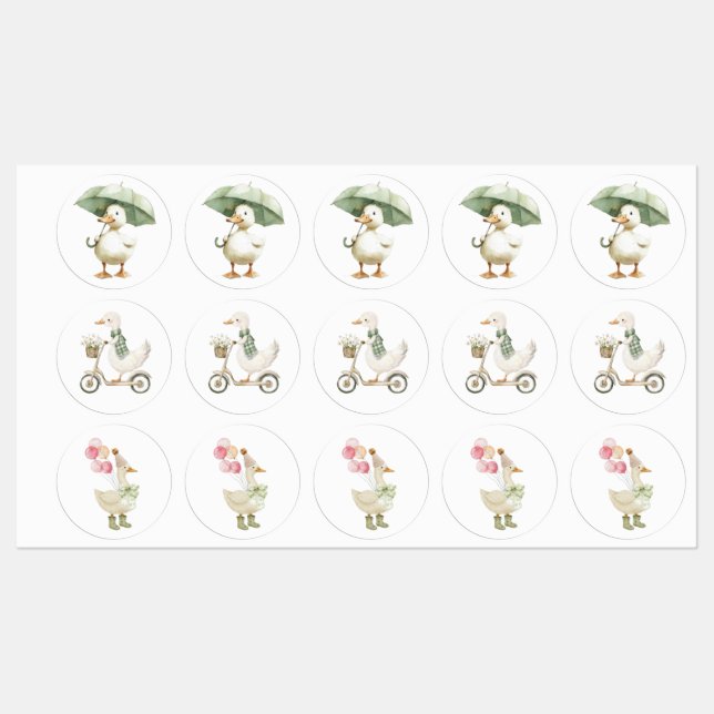 Cute Duck Stickers (Ark)