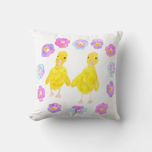 Cute Duckling Kudde (Framsida)