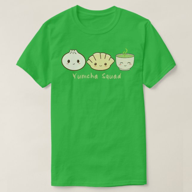 Cute Dumplings Yumcha Squad T Shirt (Design framsida)