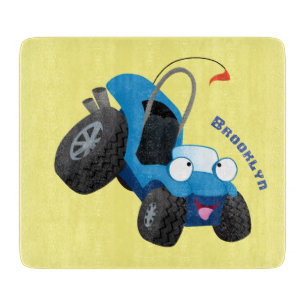 Cute dune-buggen utanför vägen fordon tecknad