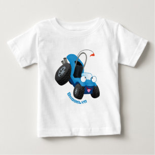 Cute dune-buggen utanför vägen fordon tecknad t shirt