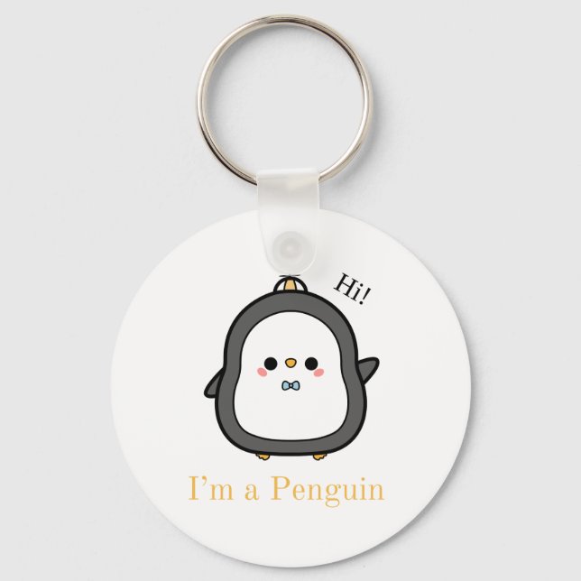 Cute & Durable Keychain - Nyckelring av Personlig  (Baksida)