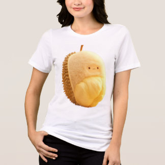 Cute Durian Baby with Soft Spikes and Smiling Face T Shirt