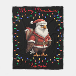 Cute Eagle Fleece Blanket