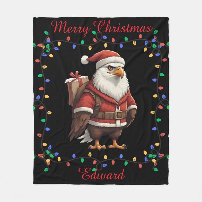 Cute Eagle Fleece Blanket (Framsidan)