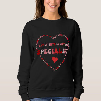 Cute Early Intervention Specialist Valentines Day T Shirt