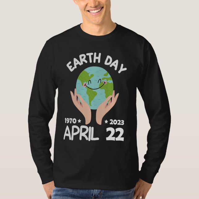 cute earth day 53rd anniversary earth day  10 t shirt (Framsida)