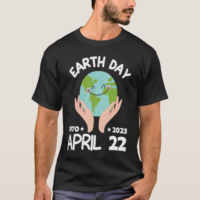 cute earth day 53rd anniversary earth day  10 t shirt (Framsida)