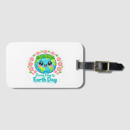 Cute Earth Day Luggage Tag Bagagebricka