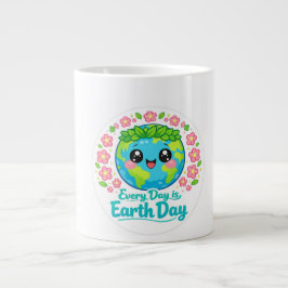 Cute Earth Day Specialty Mug Jumbo Mugg