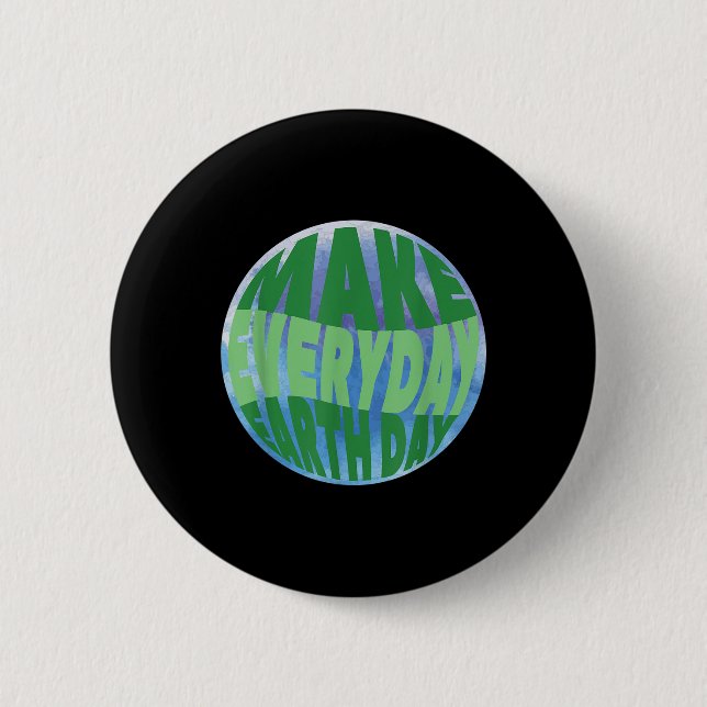 Cute Earth Day - vardagsmiljöskydd G Knapp (Framsida)
