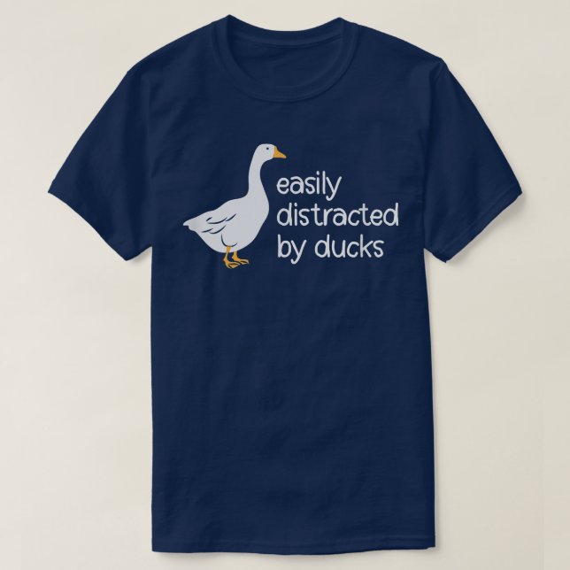 Cute Easily Distrated av Anka T Shirt (Design framsida)