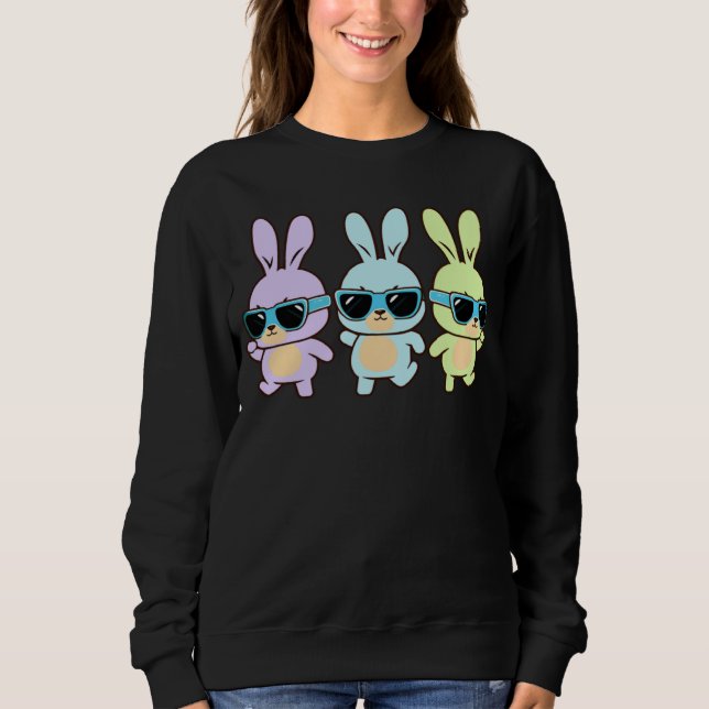 Cute Easter Bunnies Dancing Easter Day 2023 Boys G T Shirt (Framsida)