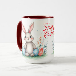 Cute Easter Bunny And Eggs Popular Collection Mugg