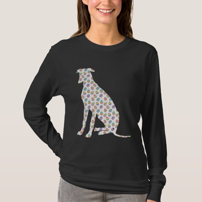 Cute Easter Egg Greyhound  Easter Day 2023 T Shirt (Framsida)