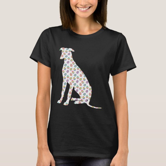 Cute Easter Egg Greyhound  Easter Day 2023 T Shirt (Framsida)