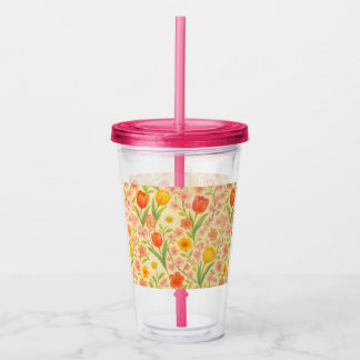 Cute Easter/spring patterned flowers Take Away Mugg