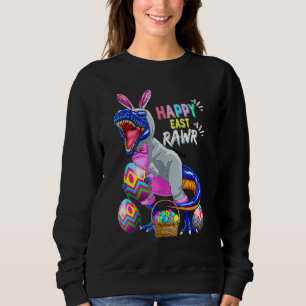 Cute Eastrawr Saurus Dino Rex Påskhare Egg Cos T Shirt