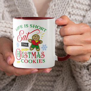 Cute Eat, julkakor Mugg