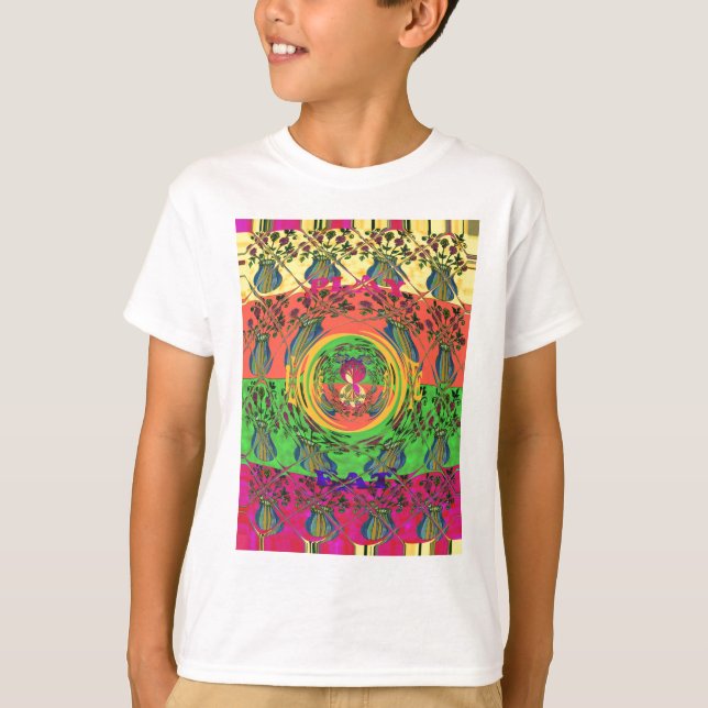 Cute Eat Kärlek Play Hakuna Matata Färg.png T-shirt (Framsida)