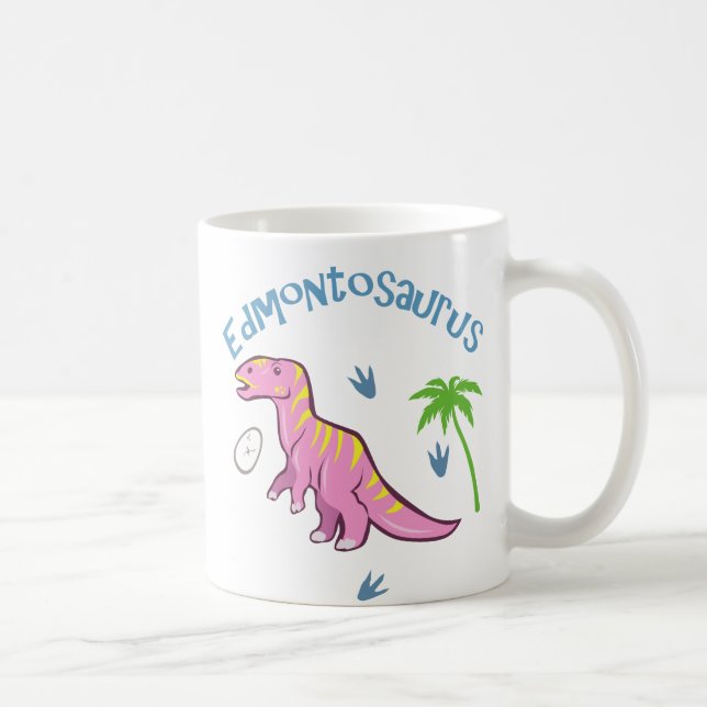Cute Edmontosaurus Kaffemugg (Höger)