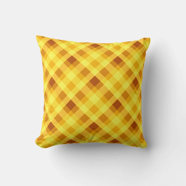 Cute Egg Yolk Gult Play Dekorativ kudde (Framsida)