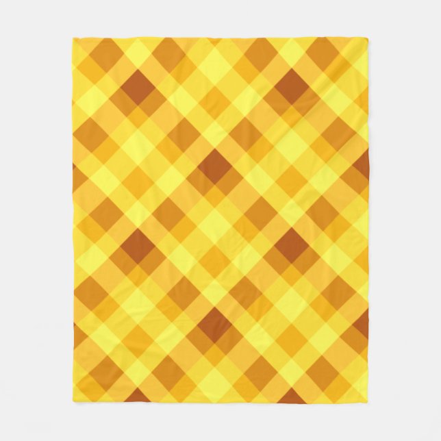 Cute Egg Yolk Gult Pput Medium Fleece Blanket (Framsidan)