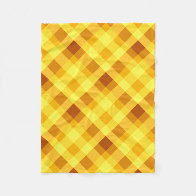 Cute Egg Yolk Gult Pput Small Fleece Blanket (Framsidan)