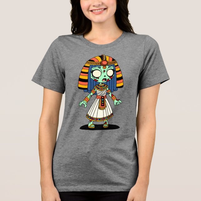 Cute Egyptian Zombie T Shirt (Framsida)