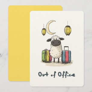 Cute Eid Sheep på sabbat Frånvarande Inbjudningar
