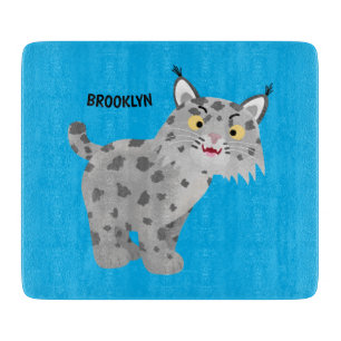 Cute elak bobcat lynx-tecknad