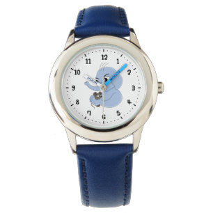 Cute elefant tecknad watch armbandsur