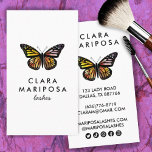 Cute Elegant Butterfly Monarch Beauty Lash Chic Visitkort<br><div class="desc">Ändra anpassadets affärskort text,  teckensnitt och färg. Du kan redigera texten,  ändra teckensnittet,  ändra färg och redigera alla medieikoner i social. Hand plockade av mig för dig. Kolla min butik om du vill ha mer affärskort eller säg till mig om du vill ha någon anpassningsbar!</div>