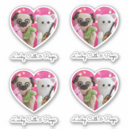 Cute Elegant - enkel minimal, minimalistisk fo-fäs Klistermärken