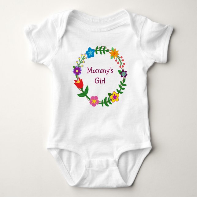 Cute Elegant Mamma Kärlek Blommigt Flowers T Shirt (Framsida)