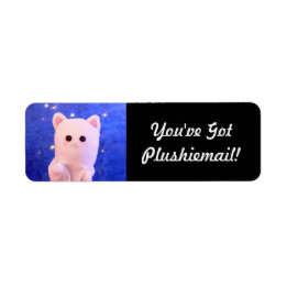 Cute Elegant Personlig Photo Mail Plushiemail Returadress Etikett