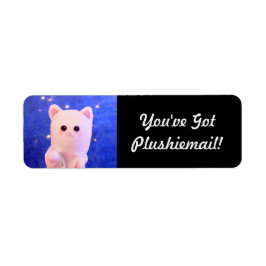 Cute Elegant Personlig Photo Mail Plushiemail Returadress Etikett