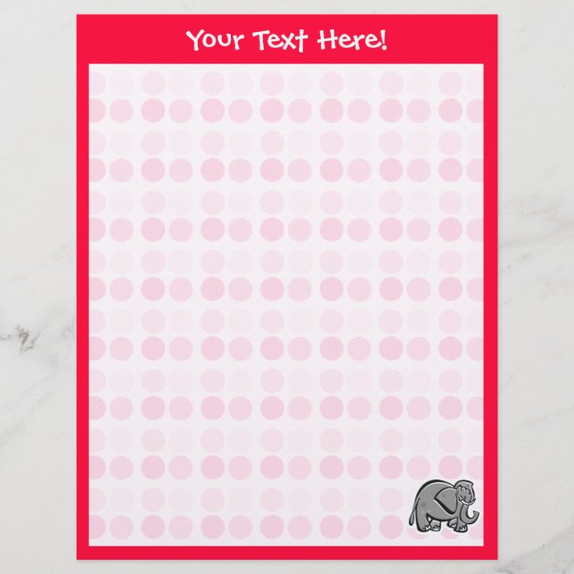 Cute Elephant (Framsida)