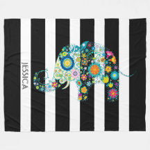 Cute Elephant and Black & White Rand