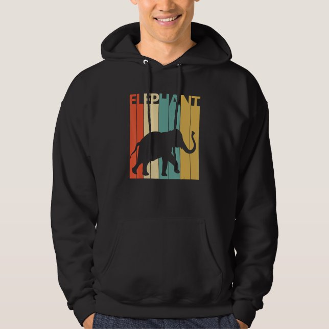 Cute Elephant Animal Hoodie (Framsida)