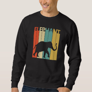 Cute Elephant Animal Lång Ärmad Tröja