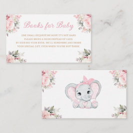Cute elephant babydusch bokar för baby tilläggskort