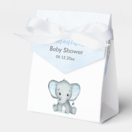 Cute Elephant Boy Balloons Baby Shower Presentaskar