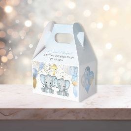 Cute Elephant Boys Balloon Baptism Favoritbox Presentaskar
