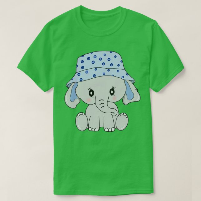cute elephant evil eye sticker 1 t shirt (Design framsida)