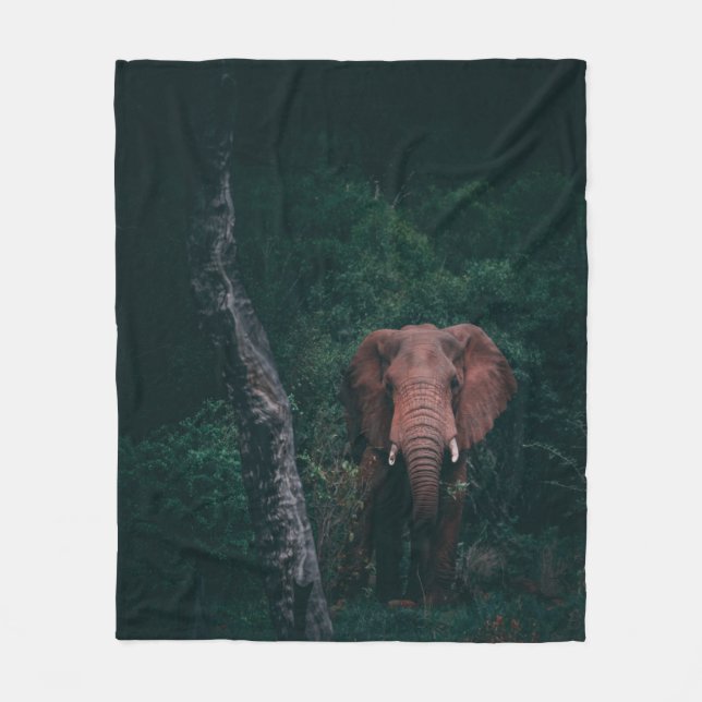CUTE ELEPHANT FLEECEFILT (Framsidan)