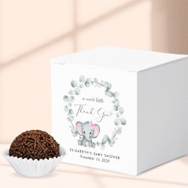 Cute Elephant Flicka Shower Tack Presentaskar