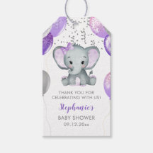 Cute Elephant Girl Balloons Tack