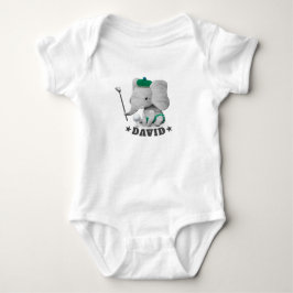 Cute Elephant Golf Boy T Shirt